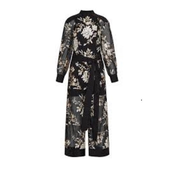 Embroidered Floral Sequin Jumpsuit